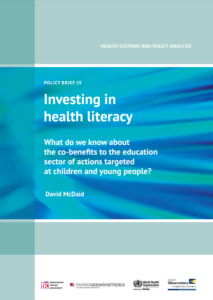 investing health literacy